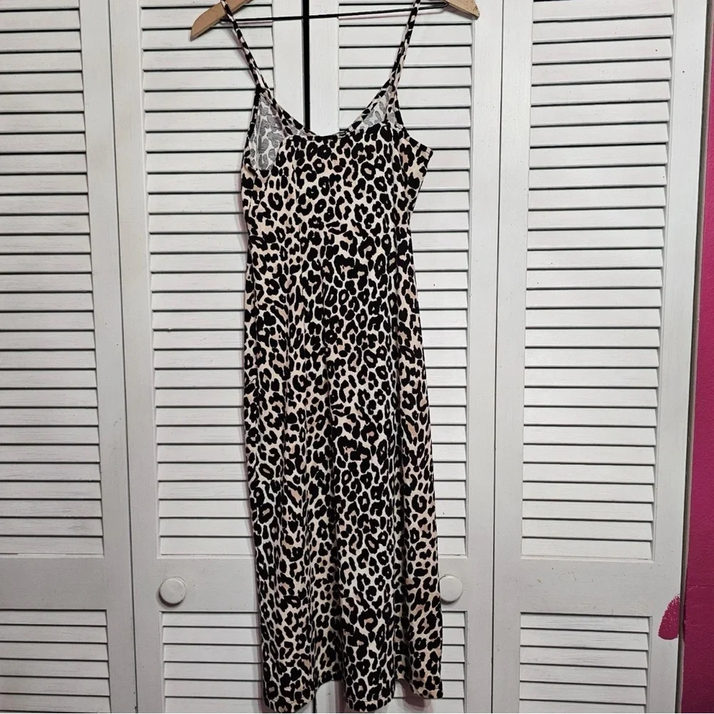 Asos‎ - Leopard Print Midi Dress